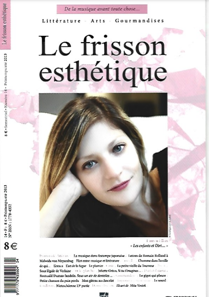 couverture du livre "le frisson esthétique"